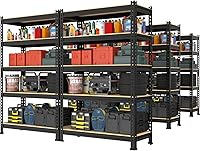 Vista 38 de PrimeZone Estantes de Almacenamiento Resistentes de 48" x 24" x 72" - Estantería de Almacenamiento de Garaje Ajustable de 5 Niveles, Unidad