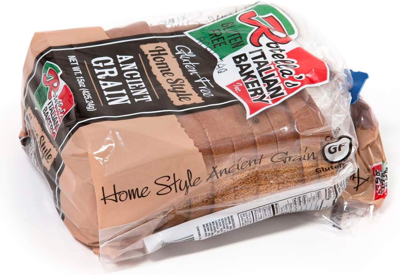 Rotellas Gluten Free Multi Grain Bread, 8 inch - 12 per case.
