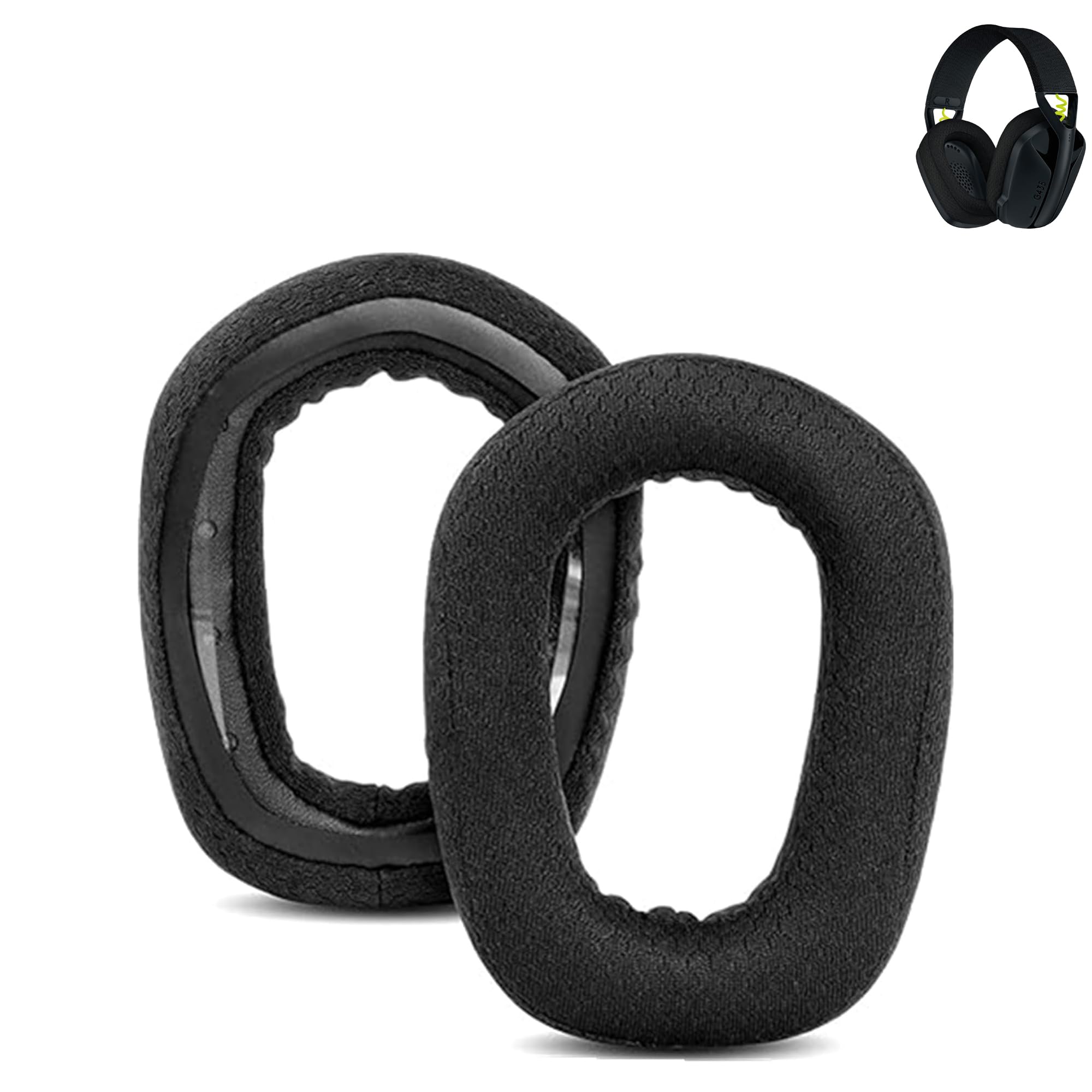 Gobelieve Ear Pads Replacement Ear Cushions Compatible with Logitech G435 Bluetooth Wireless Gaming Headphones Earpads Earcups Parts