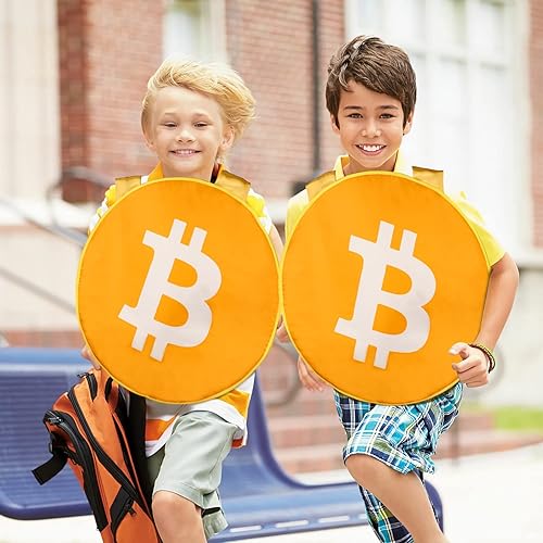 Miniatura 4 de TOY Life Funny Halloween Costumes Men Teen Boys Bitcoin Cosplay Outfits for Kids Adults Halloween Party Dress Up