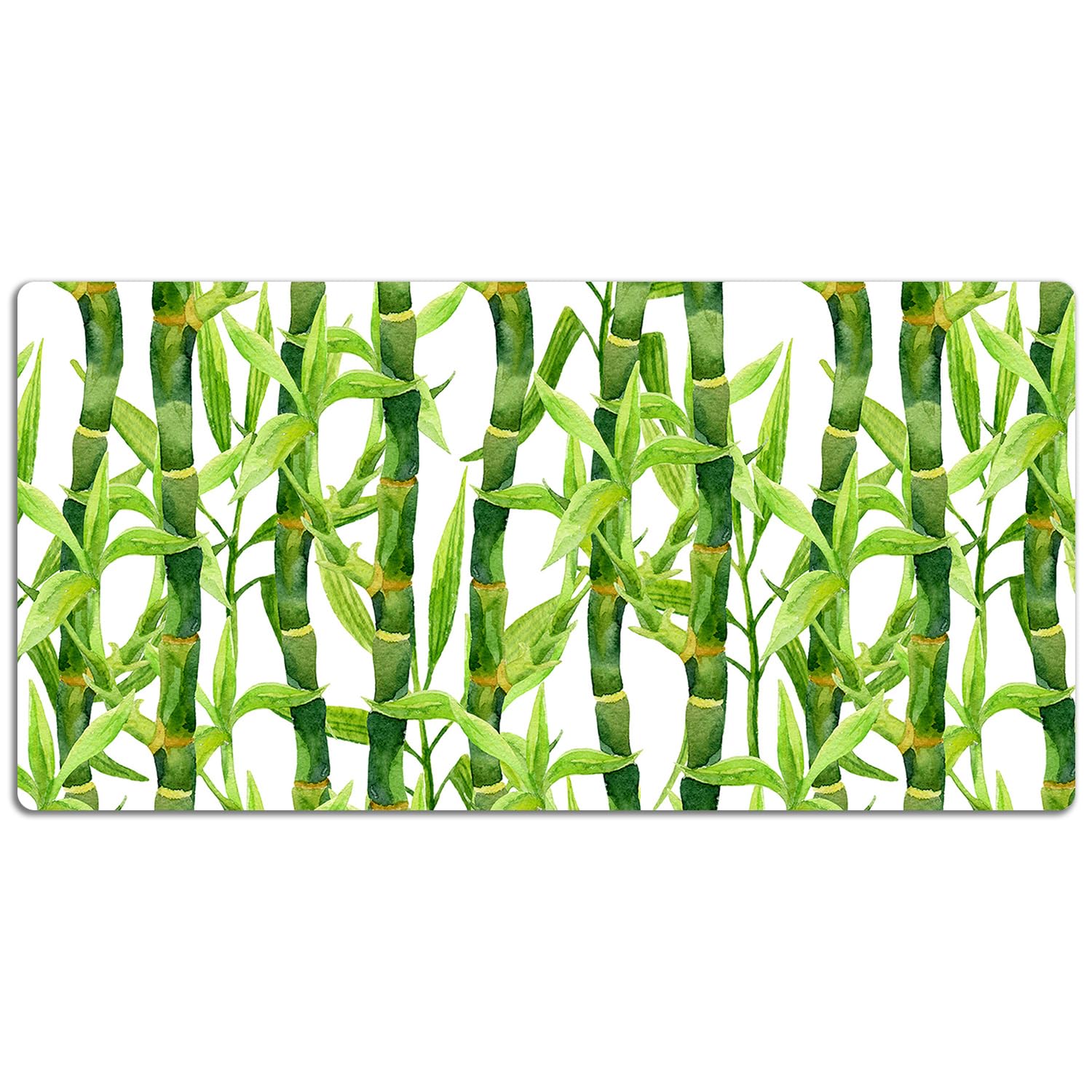 Pad per Scrivania 120x60 cm Facile da Pulire Antiscivolo Impermeabile per Ufficio e Casa in Vinile PVC Protezione e Decorazione Superficie Protettiva - Bambù