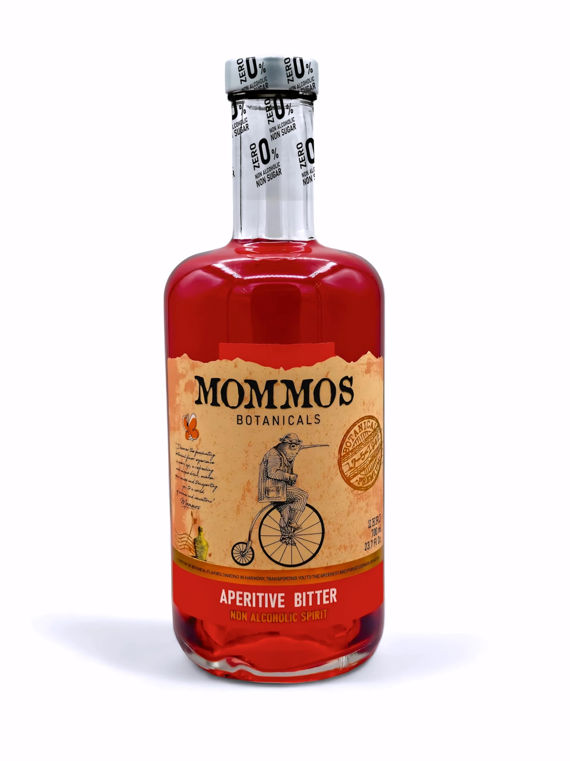 Mommos Orange Spritz 0.0% - Alternativa ORANGE SPRITZ - Sin alcohol - Sin Azúcar - Bajo en Calorías - Premium -700ml | Para los amantes de las espirituosas 0% alcohol — view 13