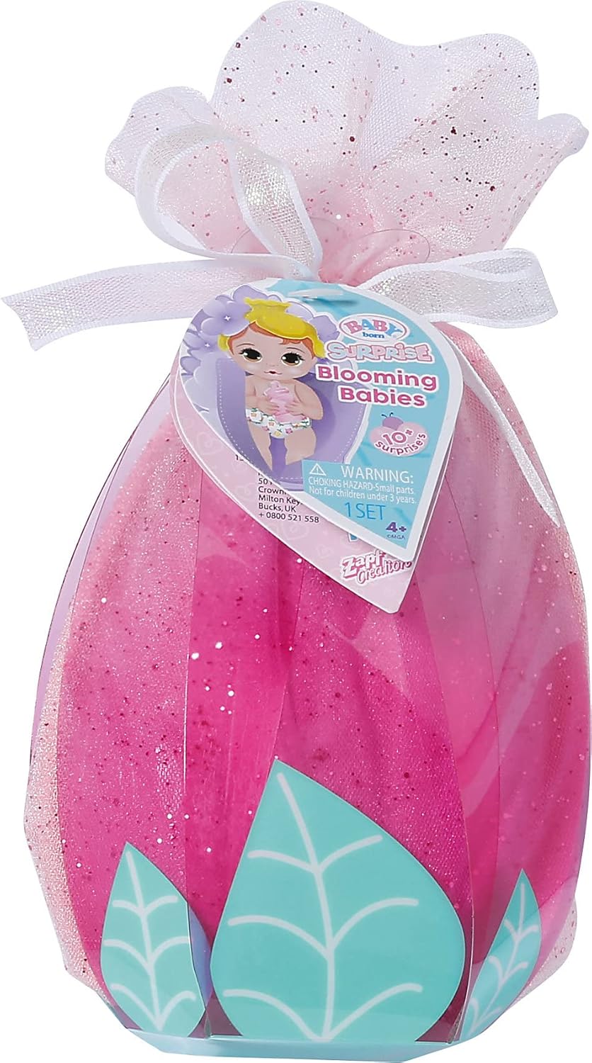 Baby Born Surprise Series 4 Dolls - Small Hands - Promotes Empathy & Social Skills - Ages 3+ - Includes Blanket, Baby Bottle & More