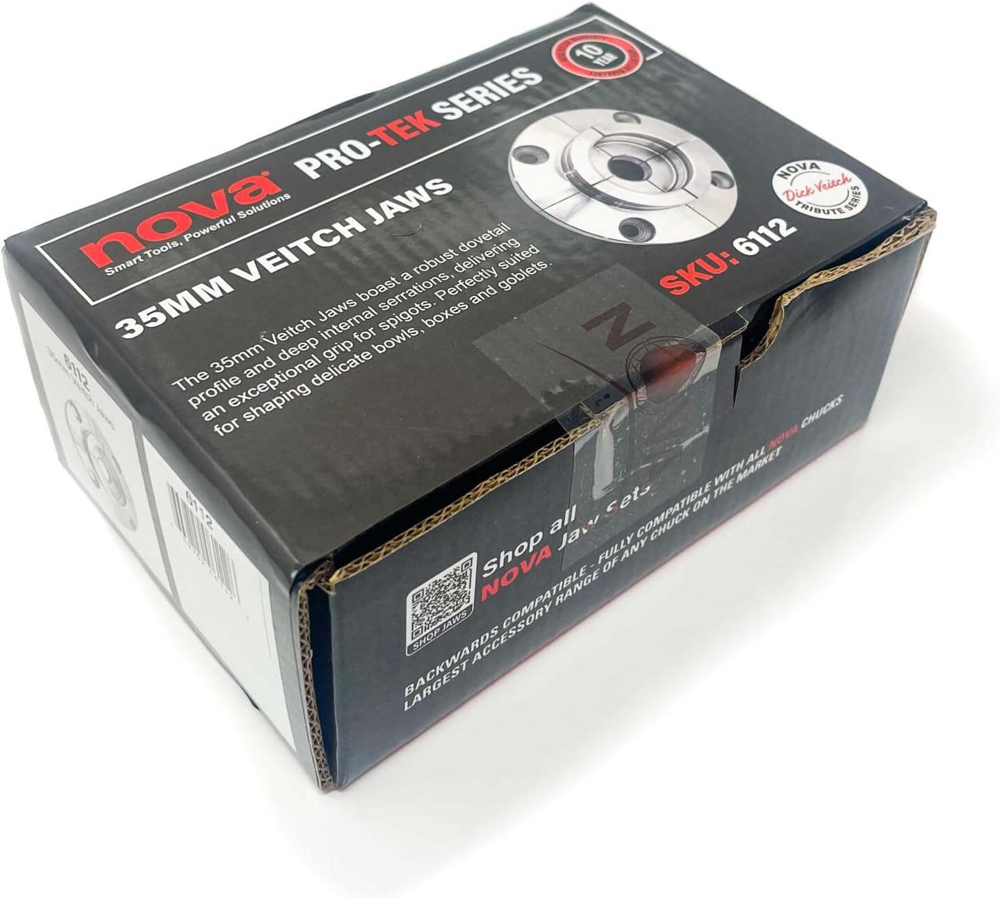 NOVA 6112 35mm Pro-Tek Veitch Jaws for Woodturning