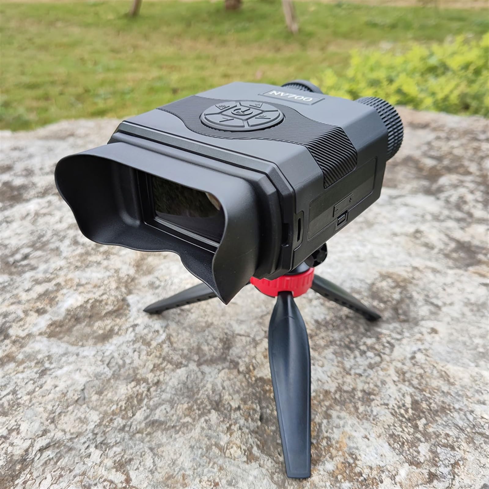 Gogle noktowizyjne, Noktowizor Googles NV700 5X35 lornetka noktowizyjna na podczerwień sprzęt kempingowy polowanie na duże odległości termowizja(64G Card)
