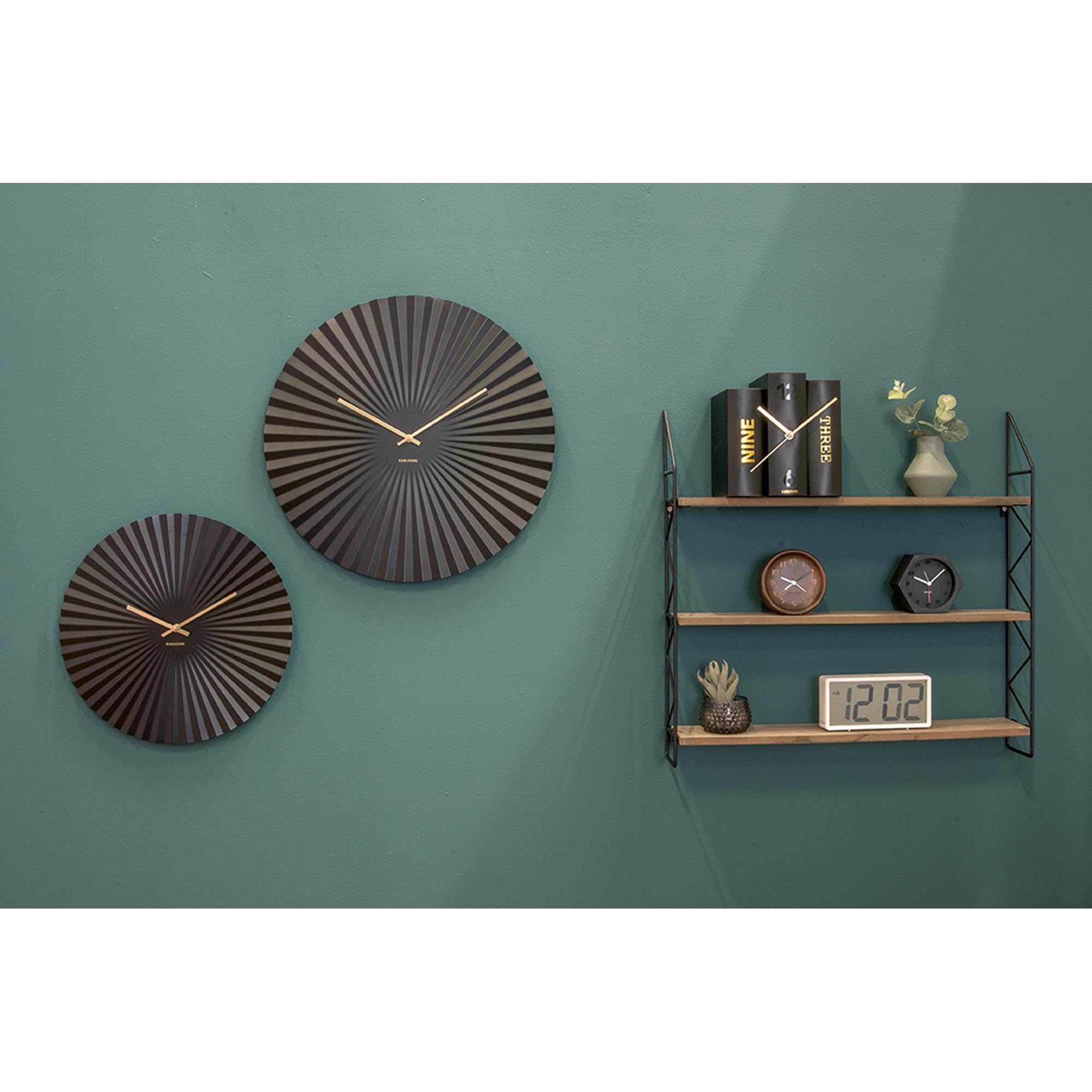 Karlsson KA5729 Book - Reloj de Mesa, Papel, Color Negro, tamaño único