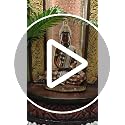 Image of Fiber Buddha Fountain for Living Room Home Decor Garden Decoration, Indoor, Outdoor, Garden, Waterfall, Home Decor (Big Size:125 cm X 56 cm X 35 cm)