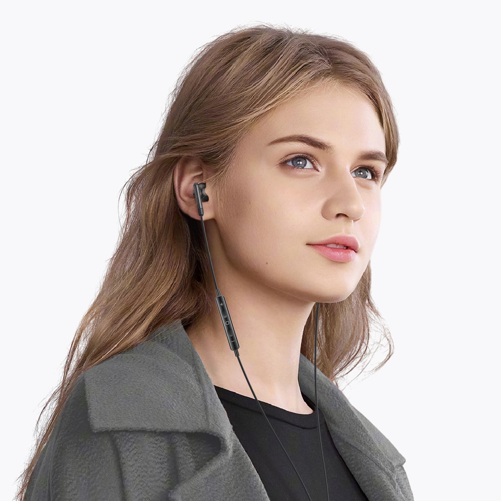 Słuchawki USB C do iPhone'a 15/16, słuchawki douszne typu C, przewodowe słuchawki z mikrofonem i pilotem zdalnego sterowania, redukcja szumów do telefonu i 15/16 Pro Max/16e/dla iPada Pro