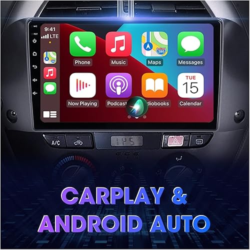 Miniatura 5 de Radio de coche Android 11 de 2 DIN compatible con Toyota RAV4 Rav 4 2001 2002 2003 2004 2005 2006 reproductor de video multimedia navegación Carplay