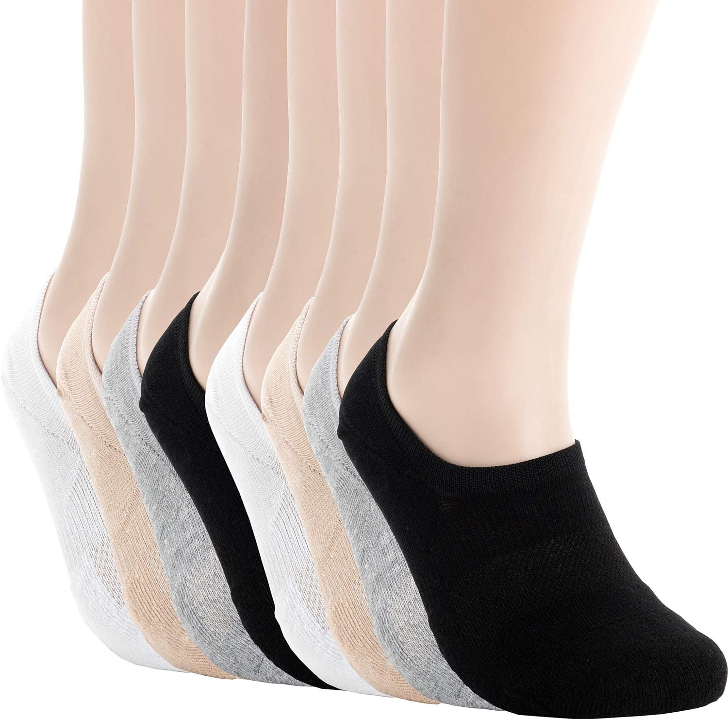 Pro MountainNo Show Socks For Women Men Cotton Cushion Footies Liner S M L XL