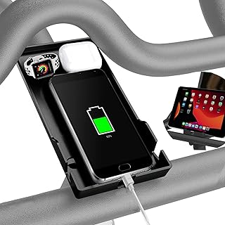 Narasios Accessories for Peloton Phone Holder, Anti-Slip Phone Holder for Peloton Bike, Mount on Handlebar of Peloton Bike/Bike + Compatible with Most Mobile Phones, iPhone, ipad, Tablet