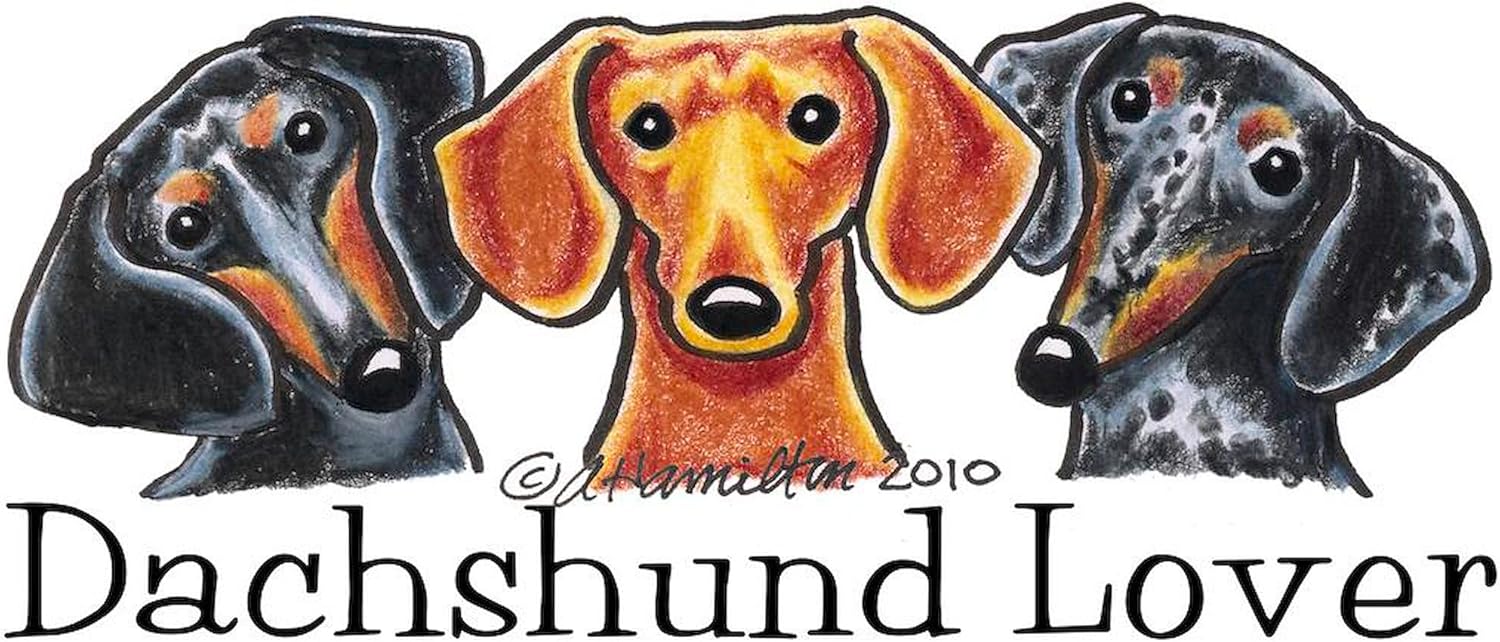 CafePress Dachshund Lover Aluminum License Plate, Front License Plate, Vanity Tag