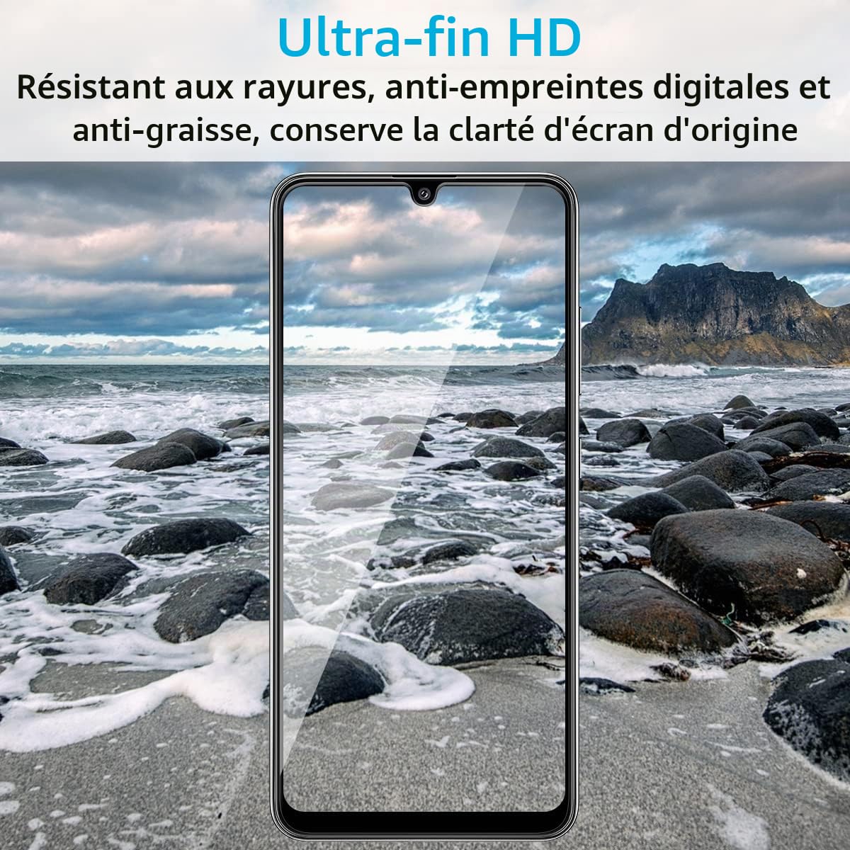 Didisky Lot de 2 Protecteur Verre Trempé pour Samsung Galaxy A32 4G, Film Protection écran, dureté 9H, Pas de Bulles, Haute définition