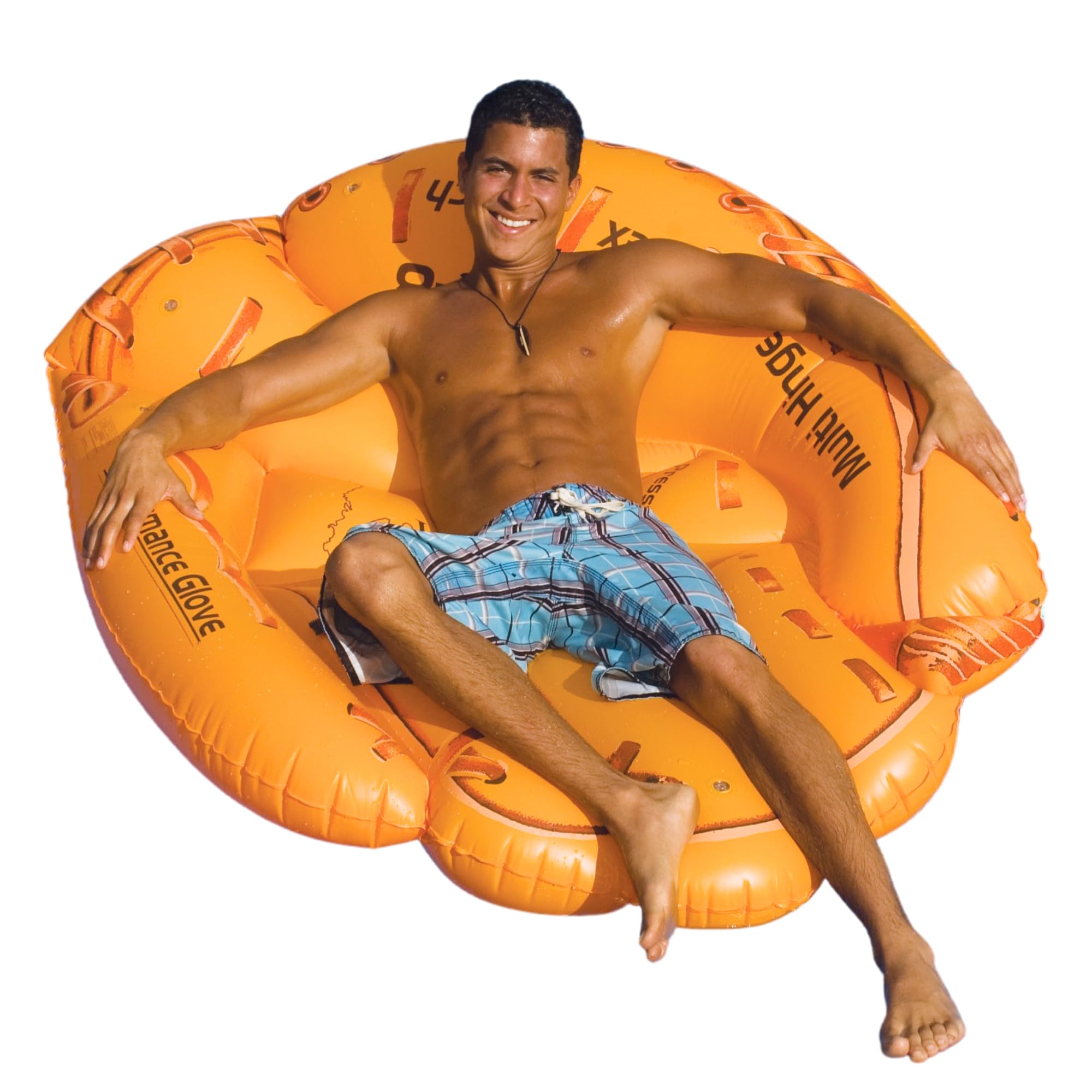 Swimline Giant Inflatable Baseball Glove Pool Float , Brown, 62"/50"/16"