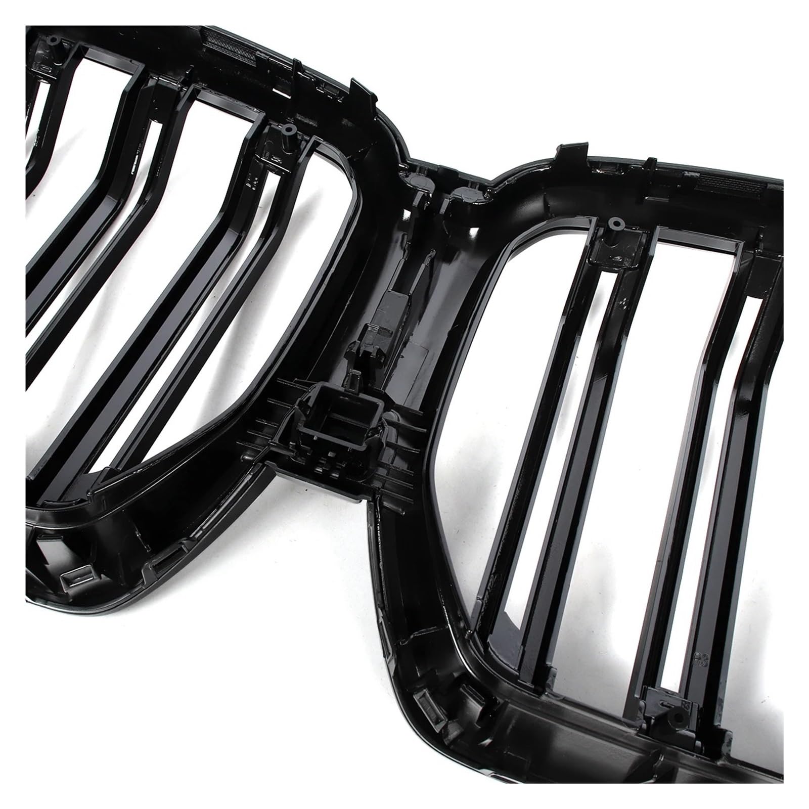 Griglia Anteriore Auto Per BMW Per X6 G06 X6M F96 2020-2023 Griglia Anteriore A Doppio Rene Nera Lucida Paraurti