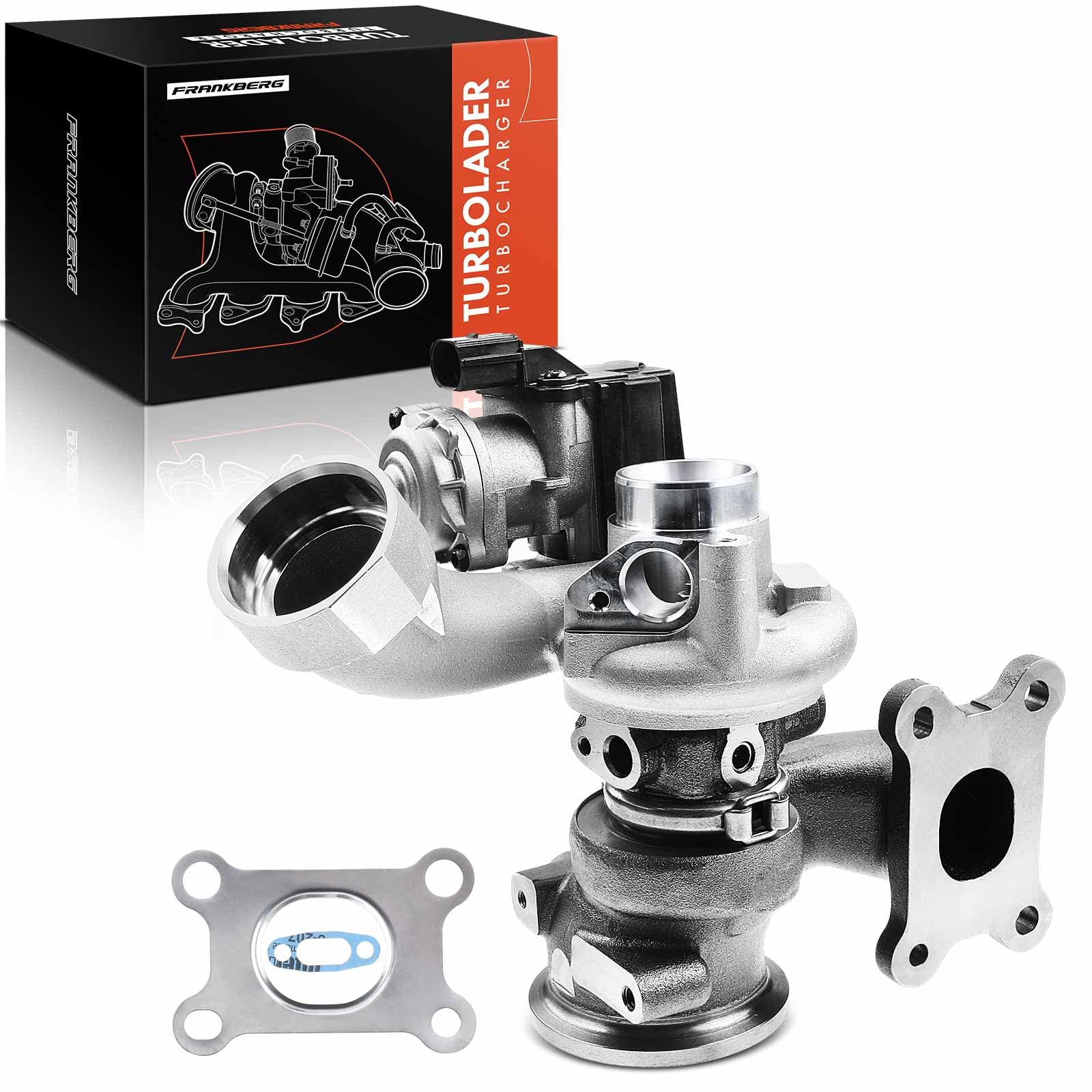 Frankberg Turbocompressore 04E145704R | Compatibile con: A3 Sportback 8VA 8VF, A3 Limousine 8VM 8VS, A3 8V1 8VK, Golf VII Variante BA5 BV5