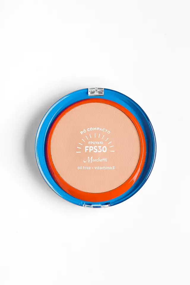Pó Compacto FPS 30 01, Marchetti, Bege