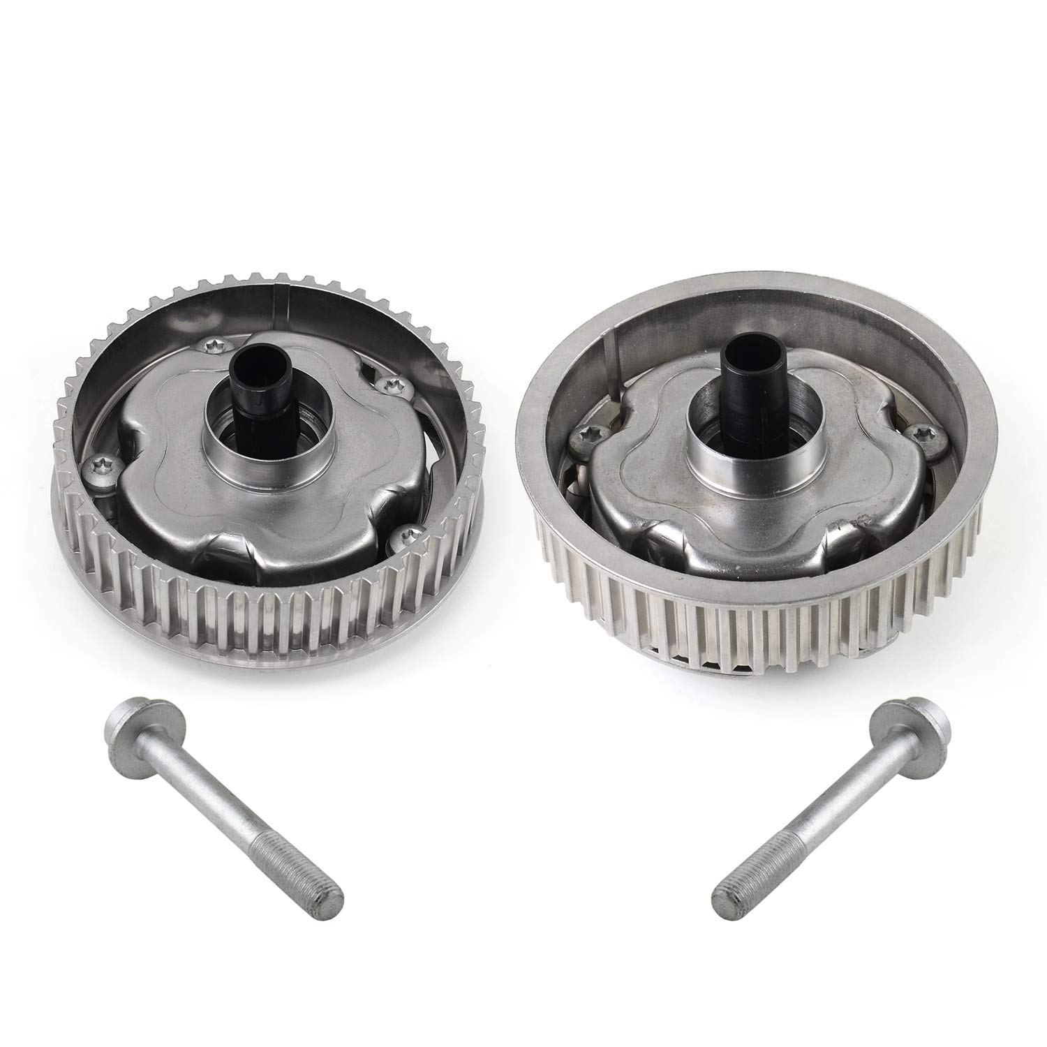 Bisenya Albero a camme fasatore Lato aspirazione + lato scarico 55567049 55567048 Compatibile con Astra H Insignia A Signum CC Vectra C Zafira B 12992409 12992410 5636466 5636467 5636631 5636632