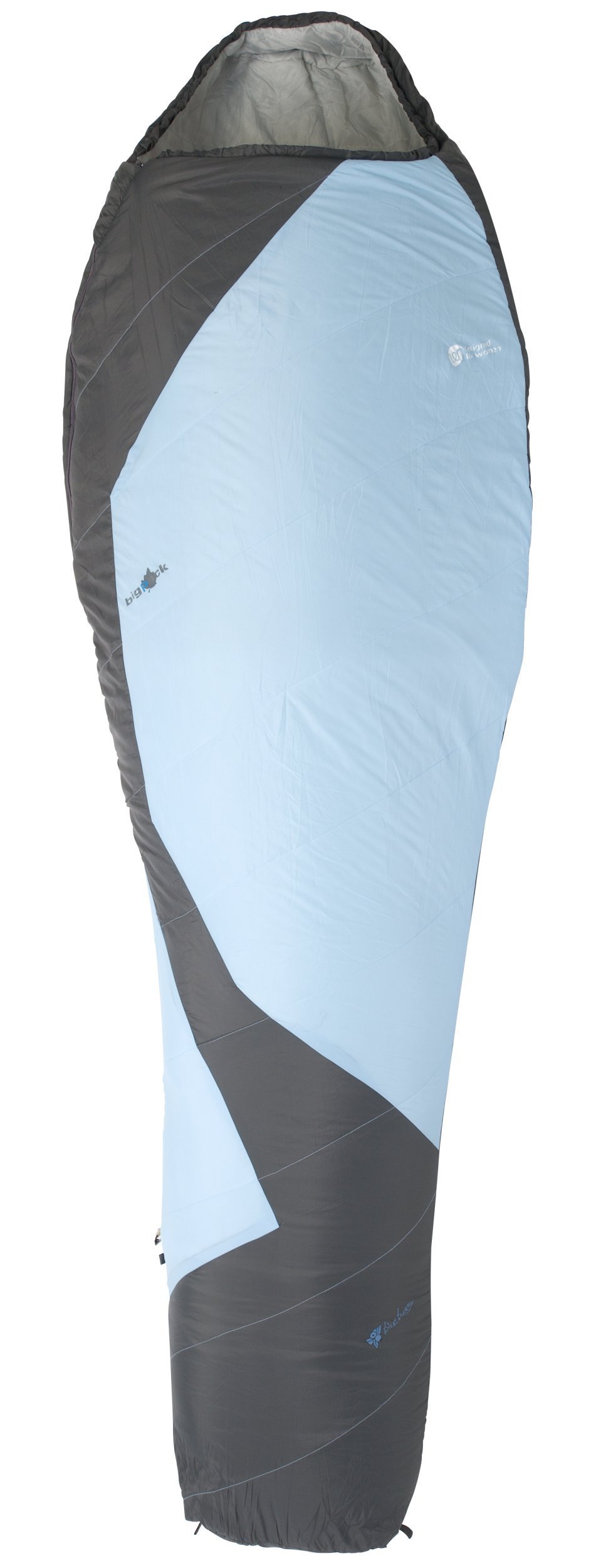Bigpack Schlafsack SIMPL USE 600BB, Fresh Blue/Grey, RV rechts Sport & Freizeit