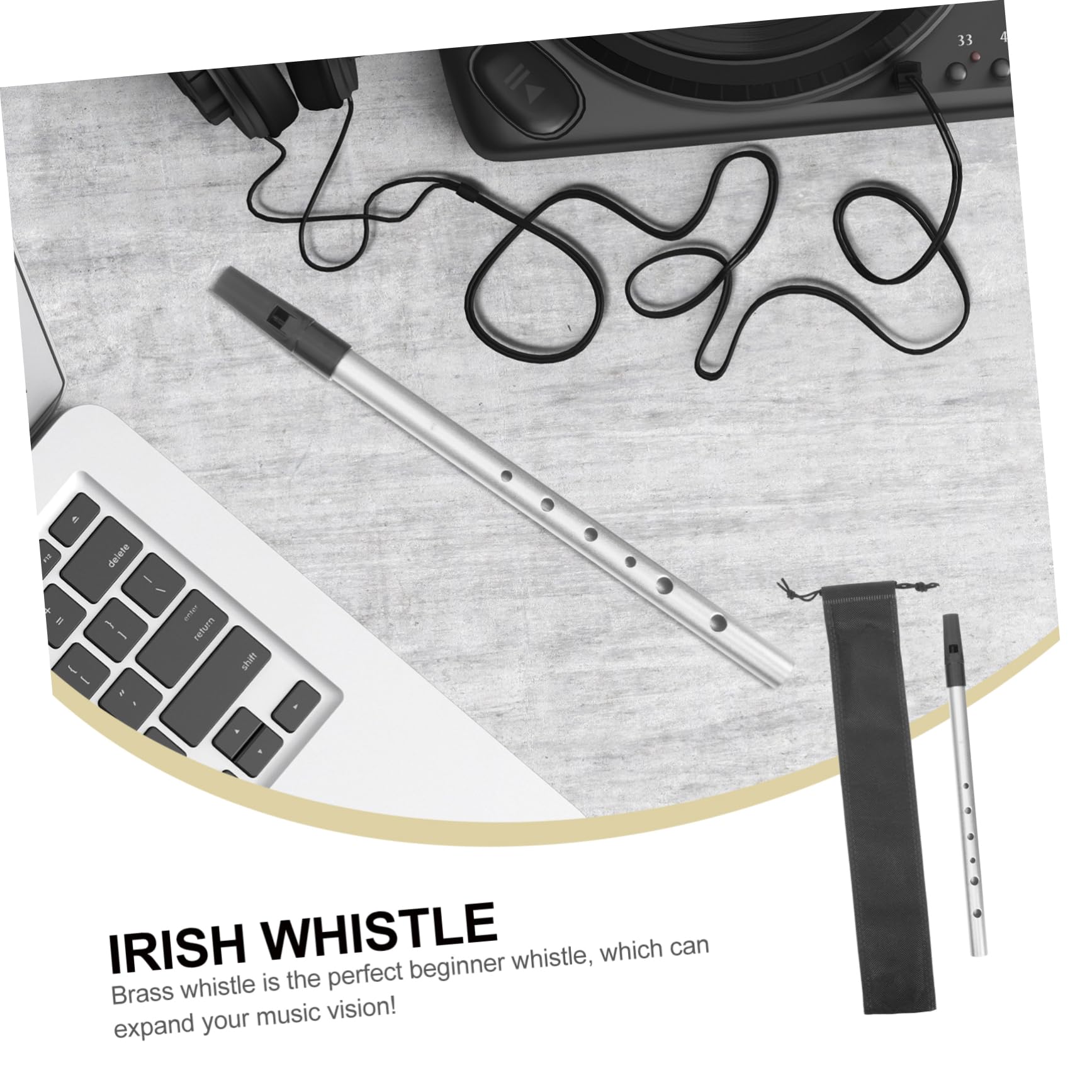 OFFSCH Children's Recorder d Key Clarinet 6-hole Student Practice Boys and Girls Wind Instrument