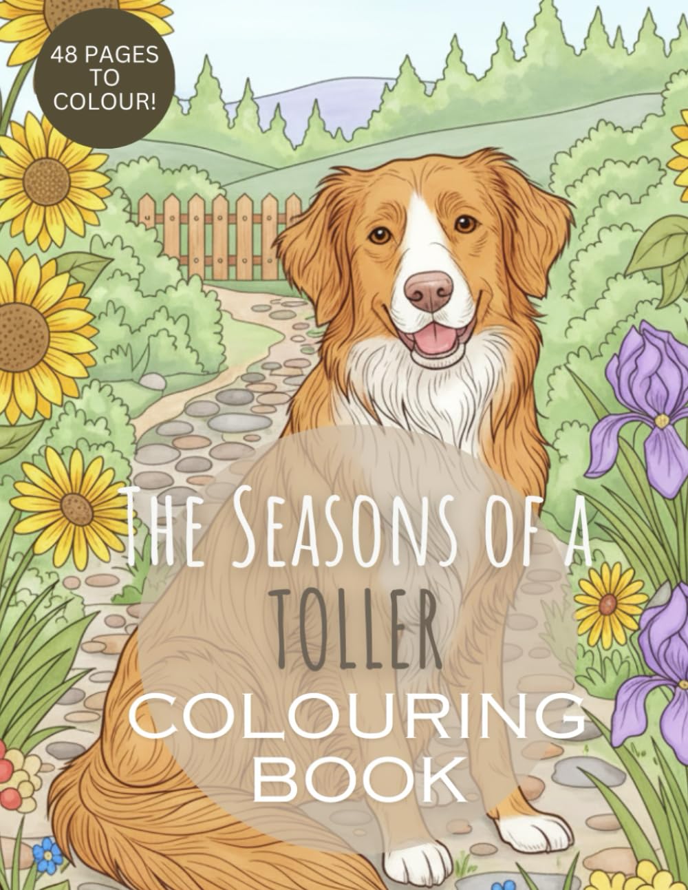The Seasons of an Toller: A Delightful Adult Colouring Journey