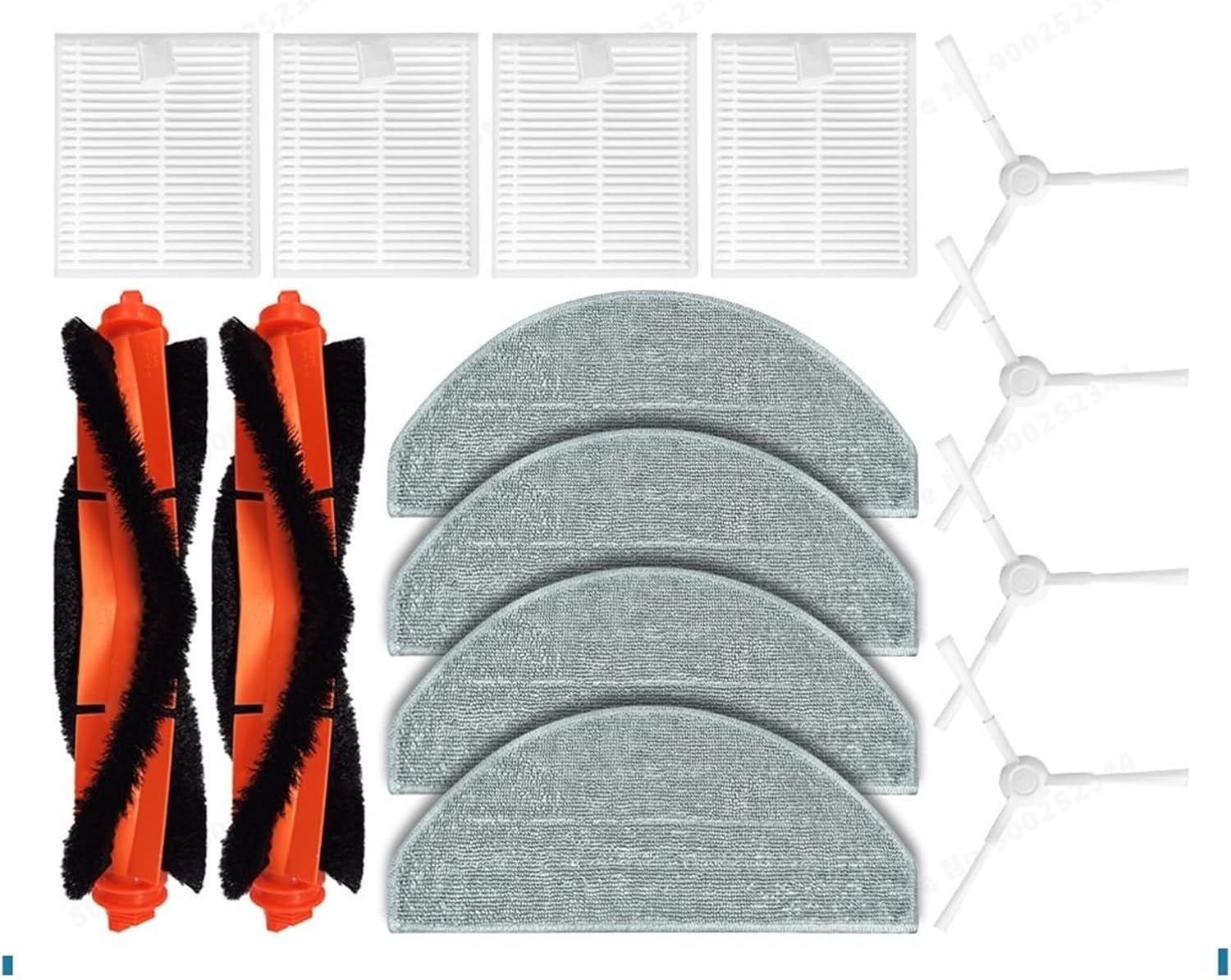 Compatible for Mijia 3C Plus / 3C Pro / C103 Replacement Spare Parts Accessories Main Side Brush Hepa Filter Mop Cloth(T)