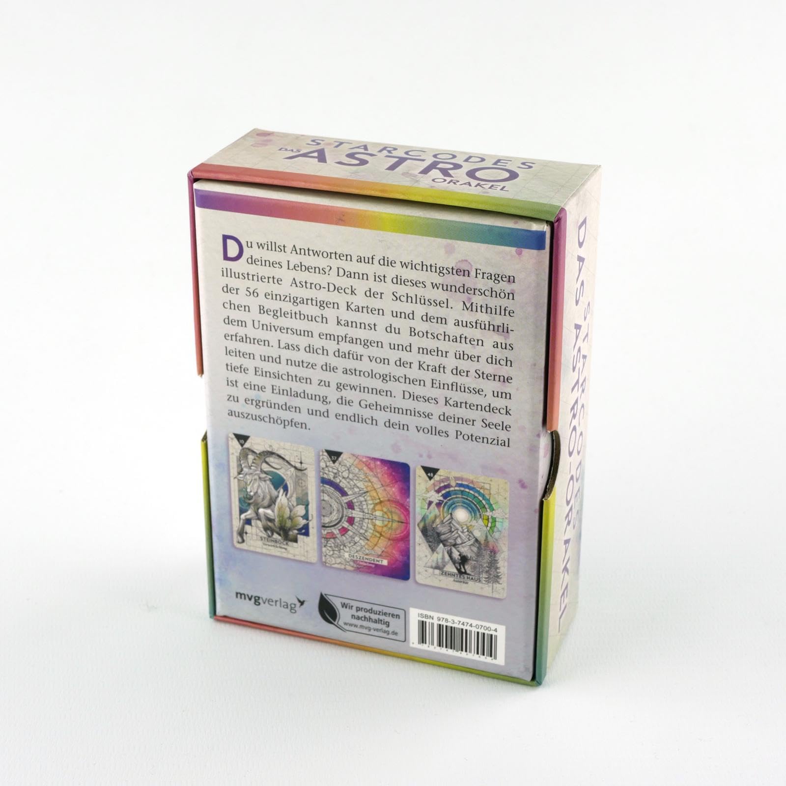 Starcodes: Das Astro-Orakel: 56 Karten mit Begleitbuch | in hochwertiger Schachtel mit kunstvollen Illustrationen