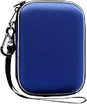 Lacdo Shockproof Hard Drive Carrying Case for Western Digital WD My Passport Ultra WD Elements WD Gaming Drive Portable External Hard Drive 1TB 2TB 3TB 4TB 5TB USB 3.0 2.5 inch HDD Travel Bag, Blue