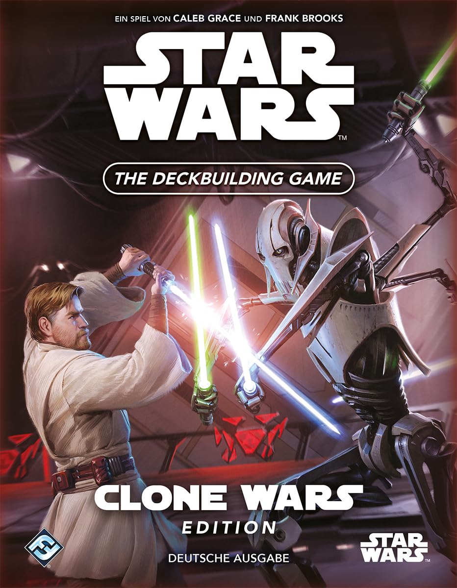 Fantasy Flight Games, Star Wars The Deckbuilding Game – Clone Wars Edition Jeu de Cartes 2 Joueurs à partir de 12 Ans et Plus 30 Minutes en Allemand Multicolore
