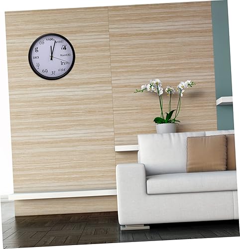 Miniatura 7 de 1pc Function Decorated Clock Home Decor Wall Clock Office Decor Wall Clock Digital Clock Metal Wall Clock Math Equation Clock Digital Wall Clock