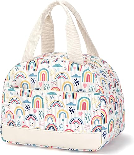 Miniatura 12 de Lonchera para mujer, bolsa de almuerzo aislada a prueba de fugas, bonita lonchera con gran capacidad, contenedor de almuerzo para el