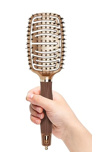 Miniatura 3 de Olivia Garden NanoThermic Ceramic + Ion Flex - Cepillo para el cabello con ventilación