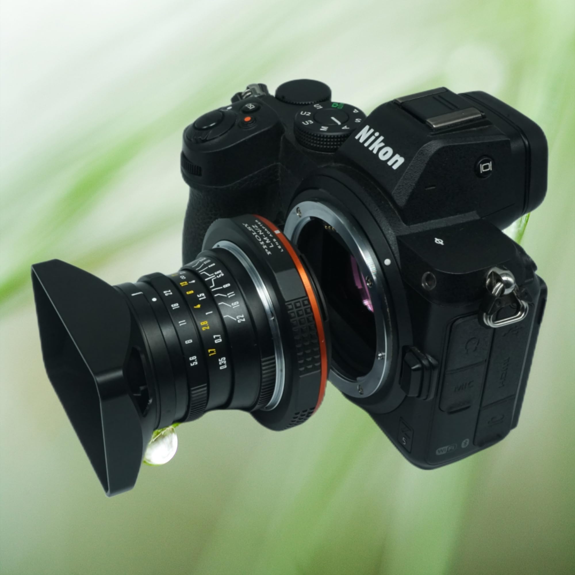 PHOLSY Lens Mount Adapter Manual Focus: Compatible with Leica M Lens to Nikon Z Camera Body, Leica M to Nikon Z - Image 3