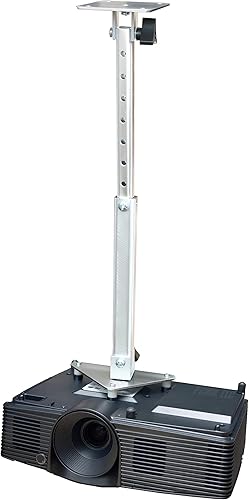 Miniatura 2 de PCMD, LLC. Soporte de techo para proyector compatible con Optoma EH412 EH412ST GT1080HDR HD27H HD29HST HD39HDR (extensión telescópica de 13 a 20