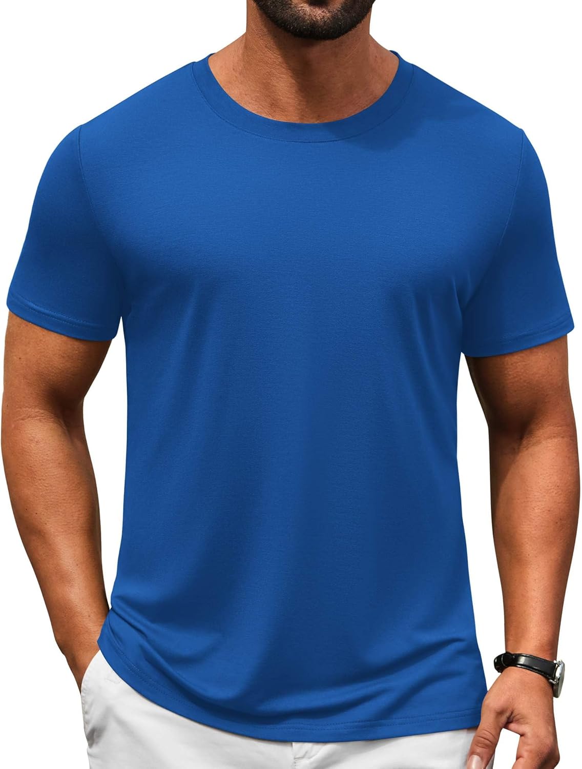 COOFANDY Men's T-Shirts Short Sleeve Crew Neck T Shirts Casual Classic Basic Tee Shirts