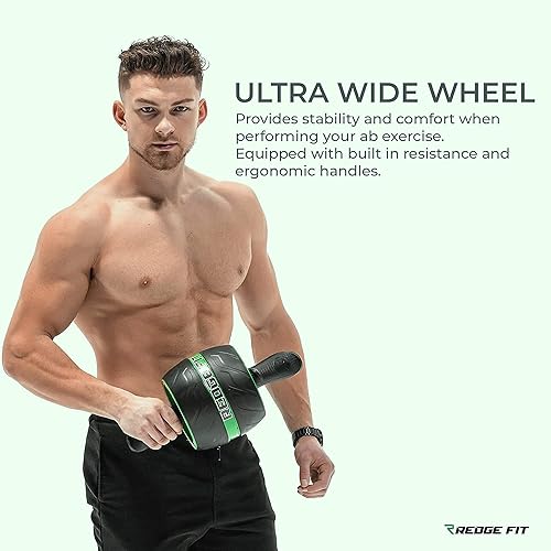 Miniatura 2 de Redge Fit Rueda de rodillo de rebote para abdominales, equipo de entrenamiento en casa para gimnasio en casa, tren de resistencia cinética, ruedas