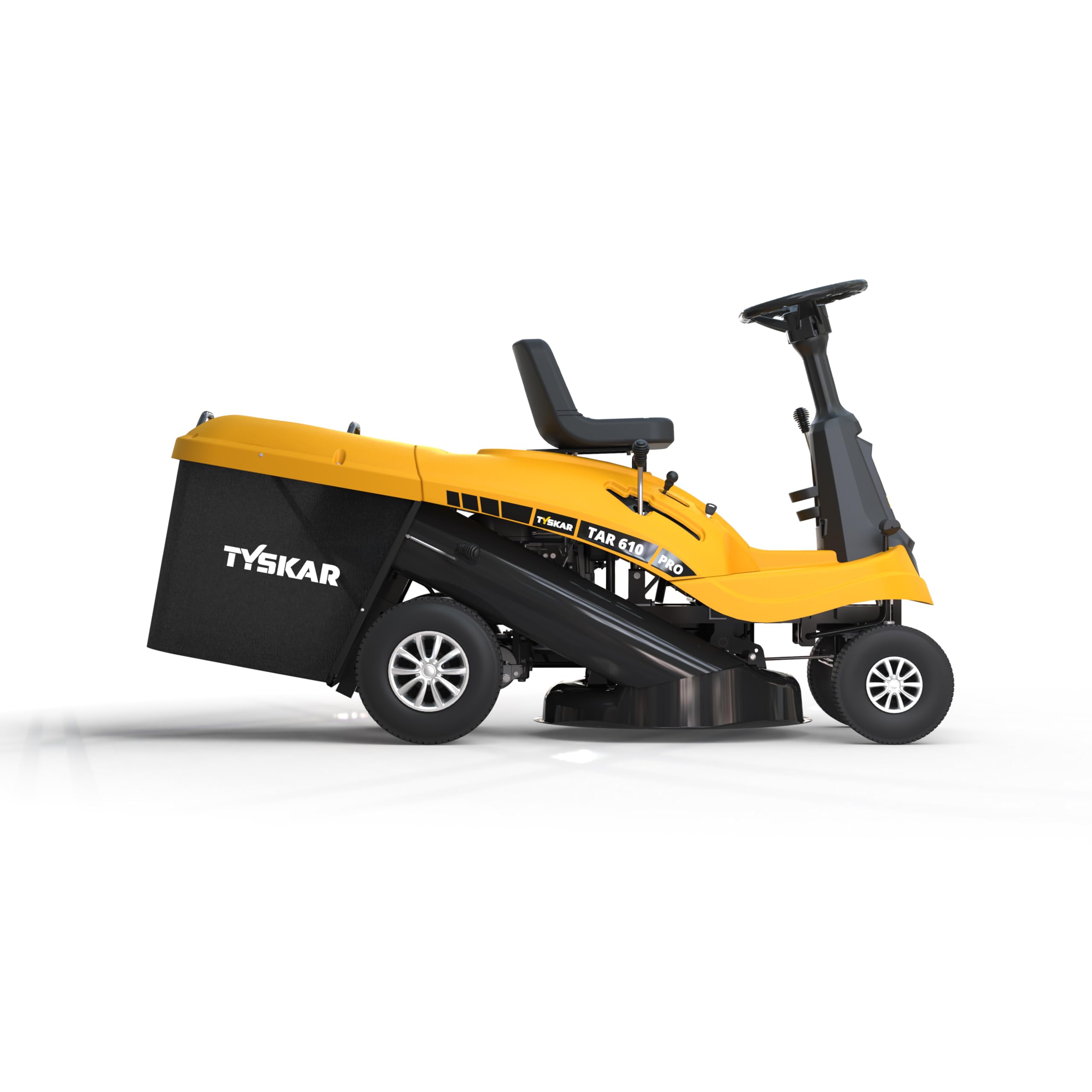 Aufsitzrasenmäher 5IN1 Güde Rasentraktor TAR610PRO 61cm Schnittbreite 6,8 PS 225ccm E-Start +Mulchkit