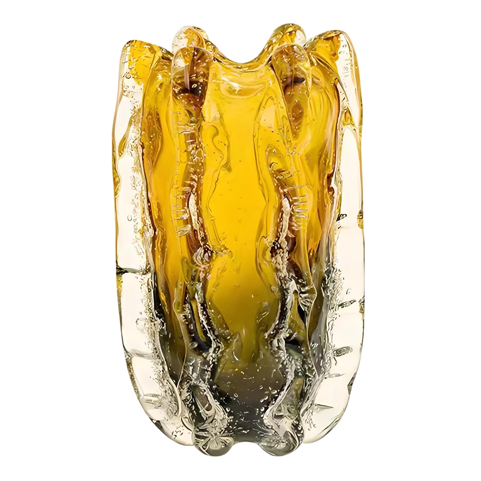 Pots de fleurs en verre ornements design de table et grands vases