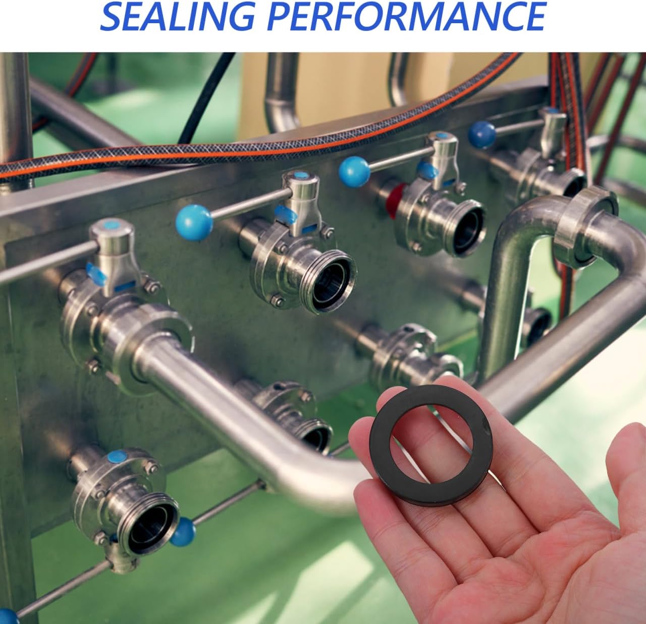 3pcs Keg Sealing Rings Replacement Rubber Gaskets Set for Beer Keg Coupler Accessories with Airtight Sealing Rings Suitable for Drink Dispenser Tap Tower Maintenance