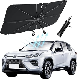 Car Windshield Sun Shade Umbrella,Foldable Car Sun Shade Windshield,Keep Vehicle Cool,Fit Sedan SUV Pickup Truck Most Vehicles Car Window Shades Front Windshield Sun Shade for car Windshield