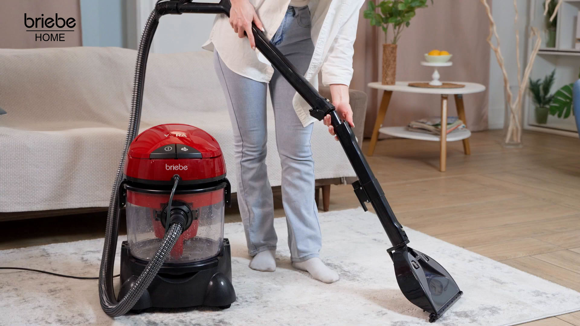 Aspirateur Laveur pour Tapisserie de Voiture, Nettoyant pour Taches d'Animaux Briebe Vira 2400W Aspirateur Laveur pour Tapisserie de Voiture, Nettoyant pour Taches d'Animaux Briebe Vira 2400W