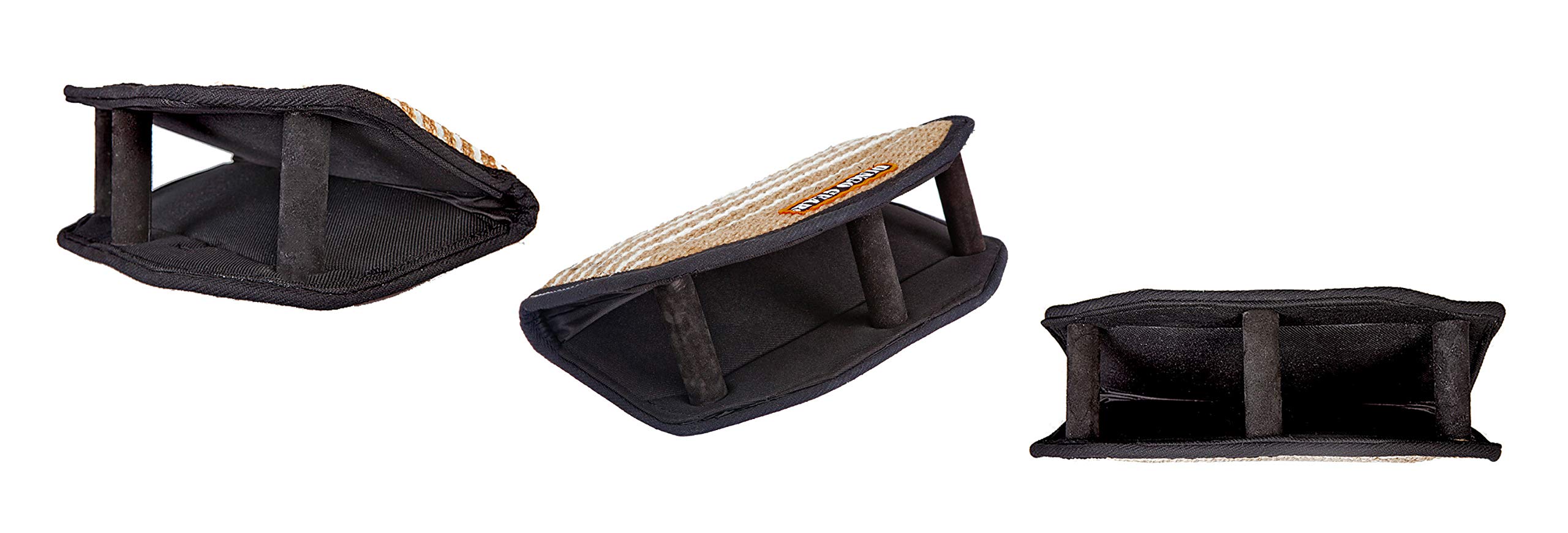 Dingo Gear Cojín Mordedor en Forma de Cuña Gizmo, de Yute, para Entrenamiento IGP IPO, Adiestramiento de Perros, Modelo S00516