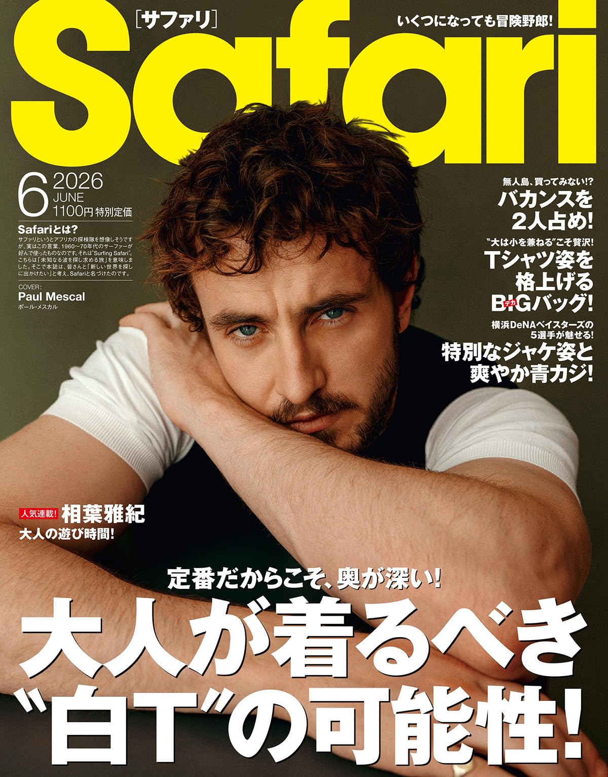 Safari(サファリ) 2026年 06 月号 [大人が着るべき“白T”の可能性