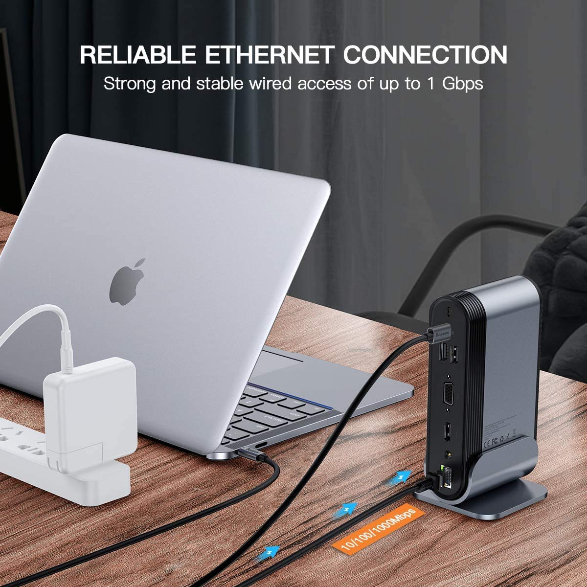 Buy Baseus USB C Docking Station, Dual Display Universal Laptop Docking