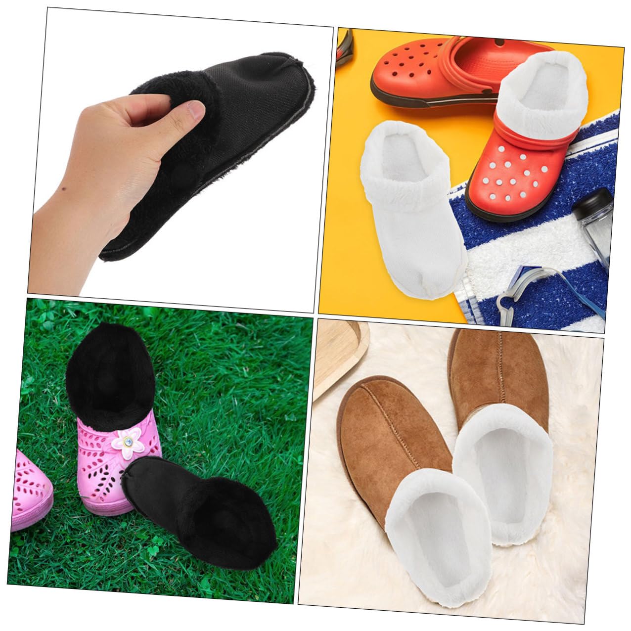 10 Pares Forros de Lana Invierno para Zapatillas Plantillas Reemplazables y Lavables Suaves y Gruesas para Zapatos de Casa y Uso Exterior Cómodos y Cálidos para Hombre y Mujer