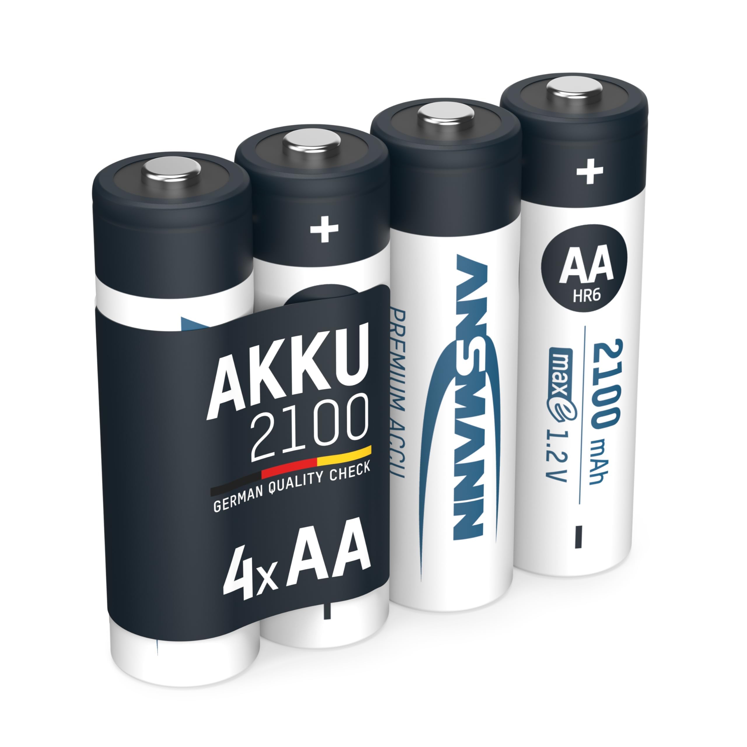 Ansmann 5035442 - Pack de 4 Pilas Recargables (NiMH, maxE+, Mignon AA, Tipo 2500 mAh), Gris — view 23