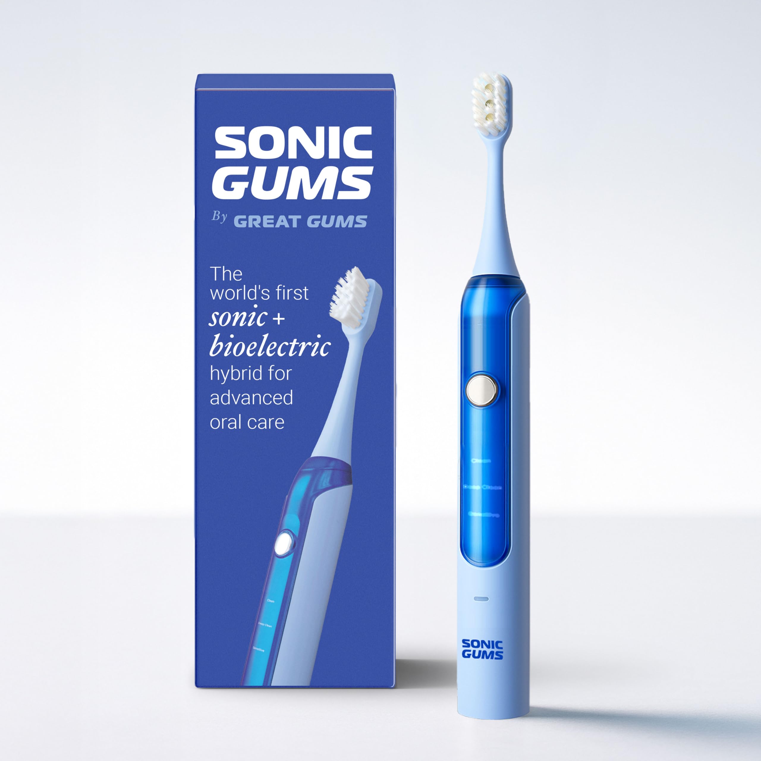 Sonic Gums Electric Toothbrush for Oral Health Gum Disease Gingivitis Gum Recession Extra Soft Sonic Toothbrush for Sensitive