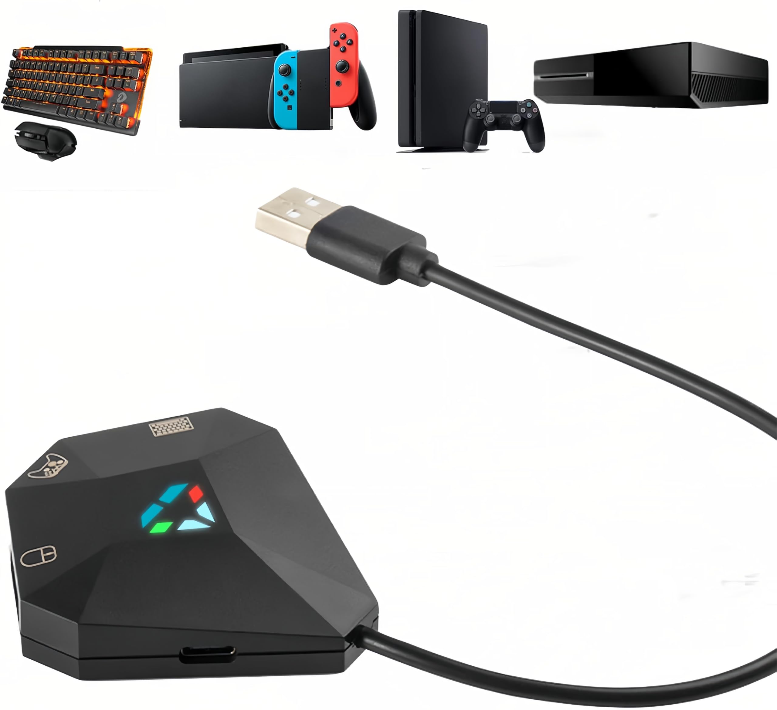 Amazon.com: Arvin Keyboard and Mouse Adapter for Nintendo Switch
