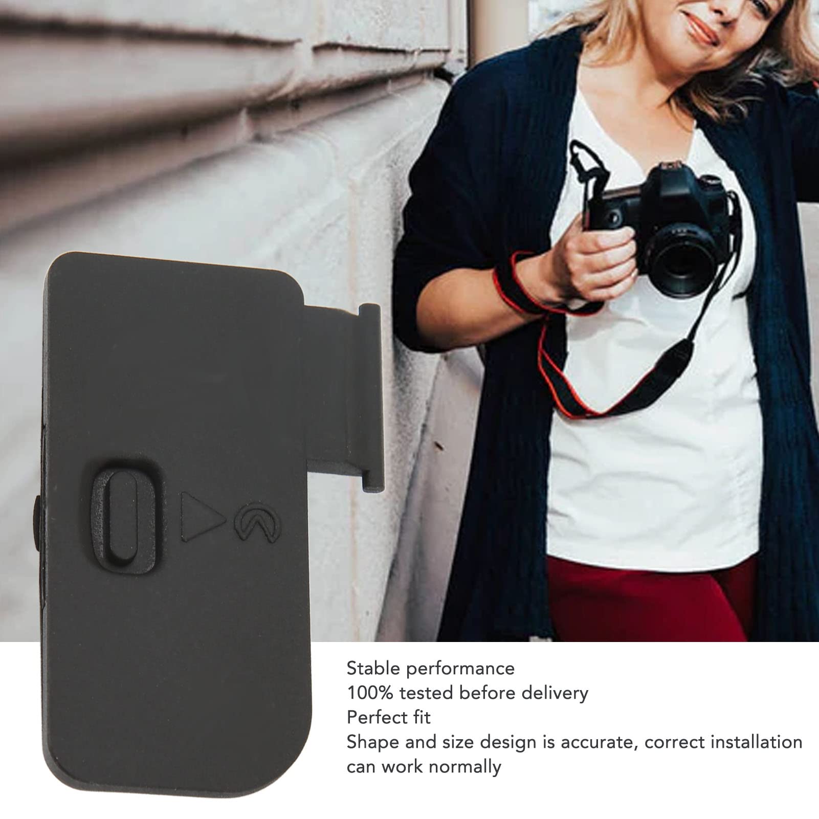 Amazon | D500 一眼レフカメラ用電池室カバー交換用蓋、安定した性能