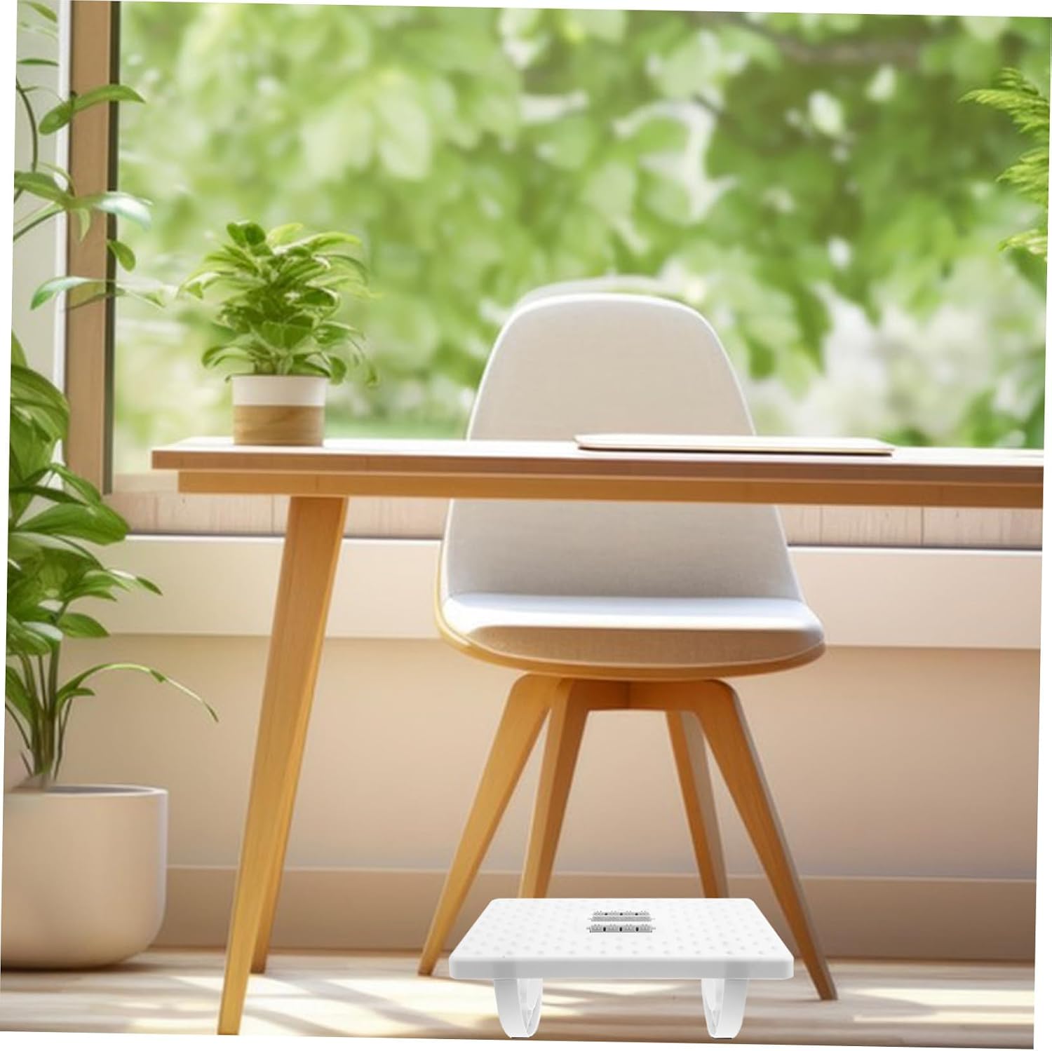 Under Desk Footrest with Massage Surface Ergonomic Footstool for Office Home Use Rocking Footrest for Leg Exercise and Fatigue Relief